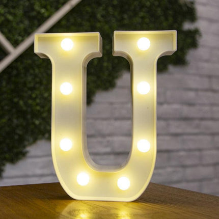 Luxurious Illuminated Alphabet Lights for Elegant Decor