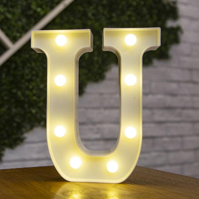 Luxurious LED Alphabet Lights for Elegantly Illuminated Spaces