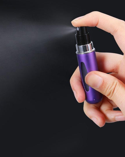 5ml Luxury Travel Perfume Atomizer: Stylish Aluminum Fragrance Sprayer for Sophisticated Journeys