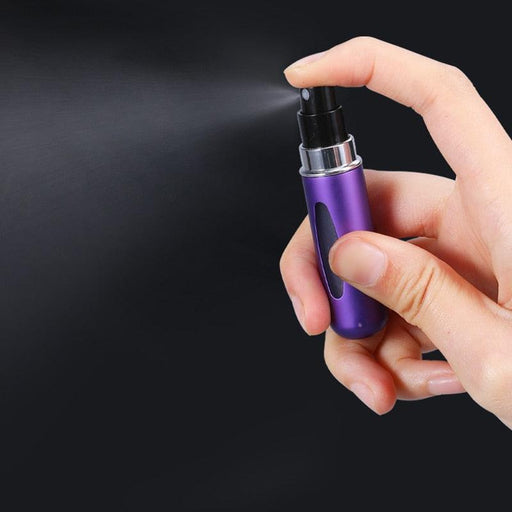 5ml Portable Perfume Atomizer: Elegant Aluminum Spray Bottle for Cosmetics on the Go