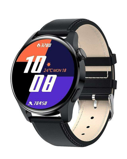 Sleek Waterproof Smartwatch with Touchscreen and Advanced Health Tracking Features