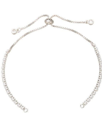 Sophisticated Customizable Brass and Rhinestone Chain for Stunning DIY Bracelet Designs