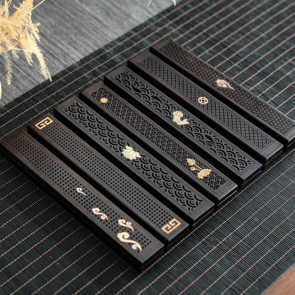 Elegant Handcrafted Wooden Incense Holder with Soothing Aromatherapy Benefits