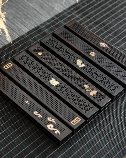 Elegant Handcrafted Wooden Incense Holder with Soothing Aromatherapy Benefits