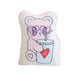 Japanese-Inspired Pink Beca Bear Plush Pillow – Double-Sided Printed Down Cotton Cushion