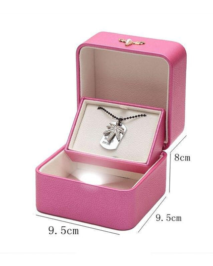 Illuminated Jewelry Ring Box | Elegant LED Display Holder