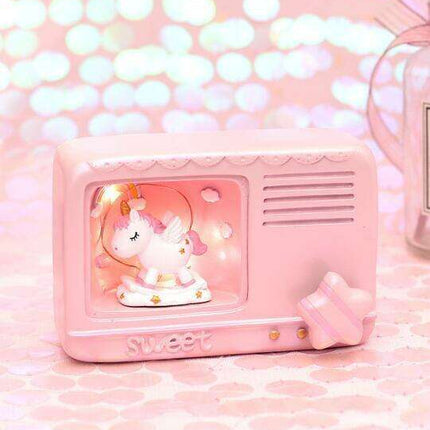 Charming Light Pink Cat Mini Lamp for a Magical Kids' Room