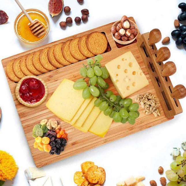 Chic Bamboo Cheese Board Set for Gourmet Entertaining