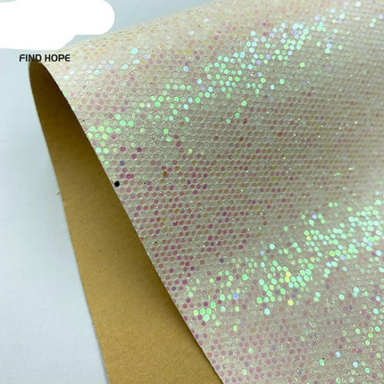 Sparkling Diamond Glitter Faux Leather Craft Sheets - Elevate Your DIY Projects