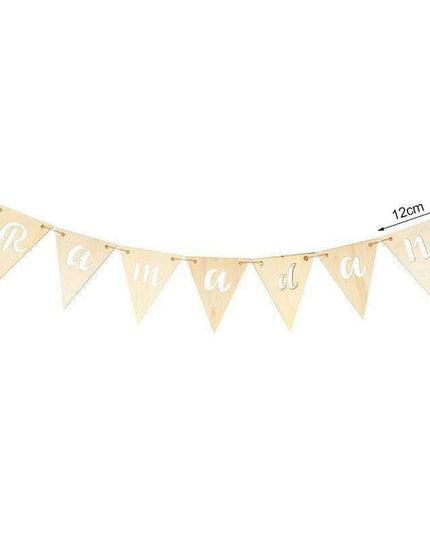 Chic Wooden Eid Mubarak Decoration: Celebrate in Elegance