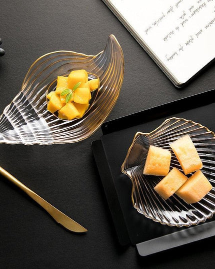 Nordic Kitchen Ocean Series Gilt-Edged Scallop Dish