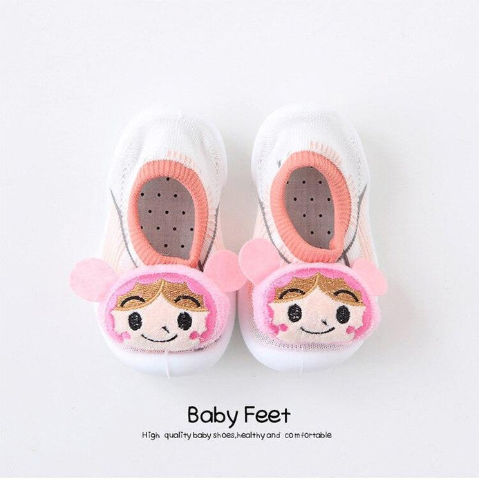 Infant Cotton Socks with Non-Slip Rubber Soles