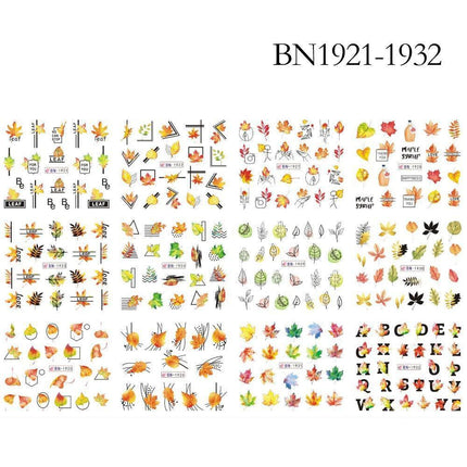 Winter Wonderland Russian Nail Art Decals