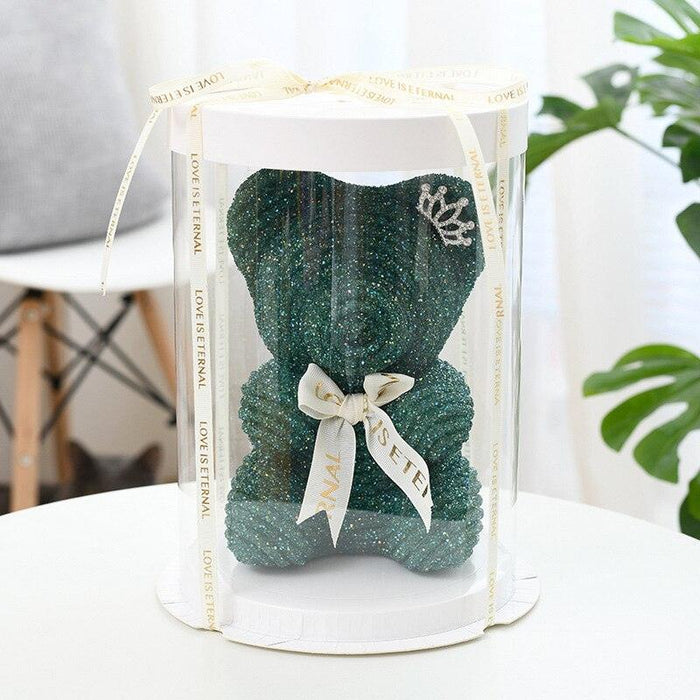 Crystal Diamond Bears Gift Set - 25cm Bears in Elegant Packaging