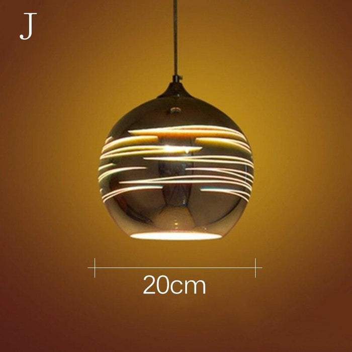 Starry Sky Celestial Glass Pendant Lights