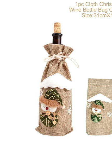 Holiday Cheer Wine Bottle Dress: Celebrate in Festive Elegance