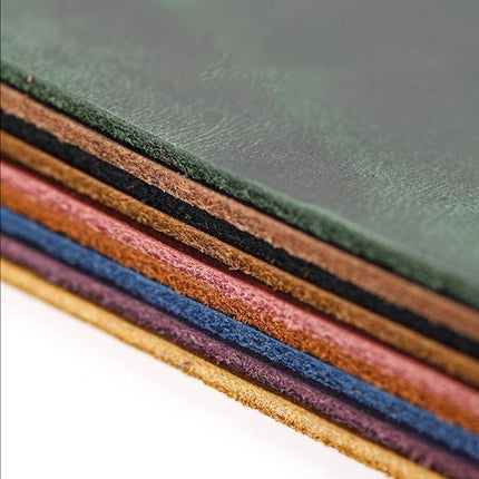 Enchanted Dark Orange Witchcraft Faux Leather Crafting Sheet - 2mm: Ignite Your Creative Spell