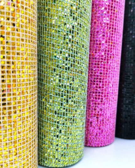 Glittering Luxe Faux Leather Crafting Sheet for Creative DIY Projects