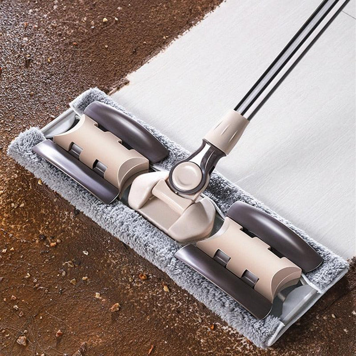 Lazy Hands-Free Floor Mop - Revolutionary Cleaning Solution for Dry and Wet Surfaces
