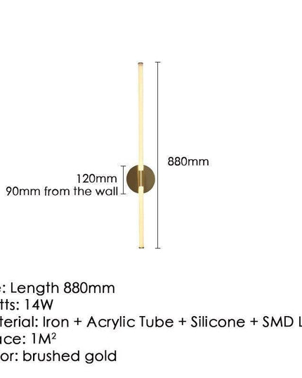 Elegant Adjustable Gold LED Wall Sconces with Customizable Lighting for Any Room