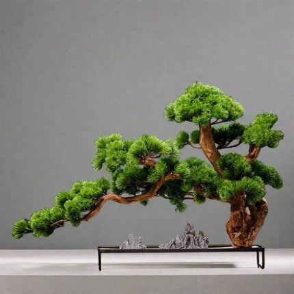 Elegant Chinese-Style Artificial Bonsai Tree: Perfect for Home and Office Aesthetics