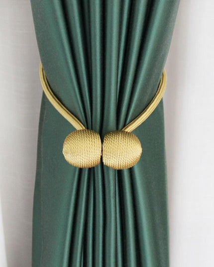 Chic Magnetic Drapery Tiebacks for Effortless Home Style Upgrade