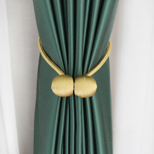 Effortlessly Enhance Your Home Decor with Magnetic Curtain Tiebacks