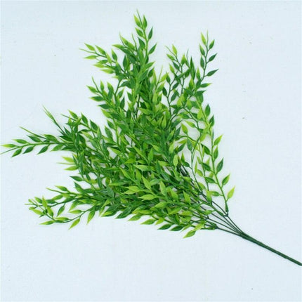 Tranquil Beauty: Lifelike Willow Leaf Bouquet for Elegant Home Decor