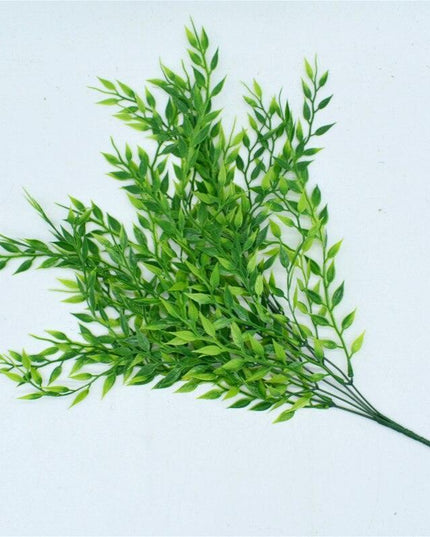 Tranquil Beauty: Lifelike Willow Leaf Bouquet for Elegant Home Decor