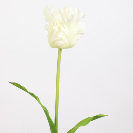 Luxurious Parrot Tulip Silk Flowers - Exquisite Artificial Blooms for Special Occasions