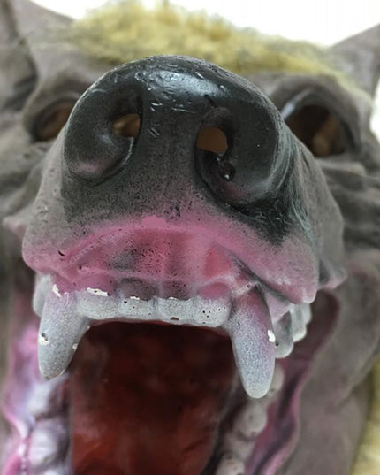 Ultimate Werewolf Costume Kit: Realistic PVC Mask and Gloves for a Spine-Chilling Halloween Experience