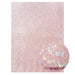 Pink Chunky Glitter PU Leather Sheet Set with Smooth Snake Texture - 22*30cm