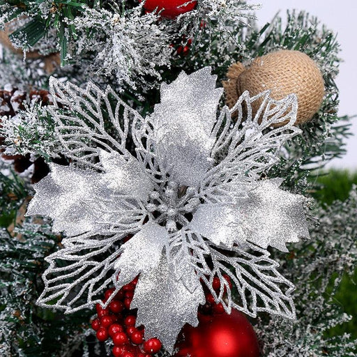 Glistening Christmas Floral Delight Set - Pack of 5