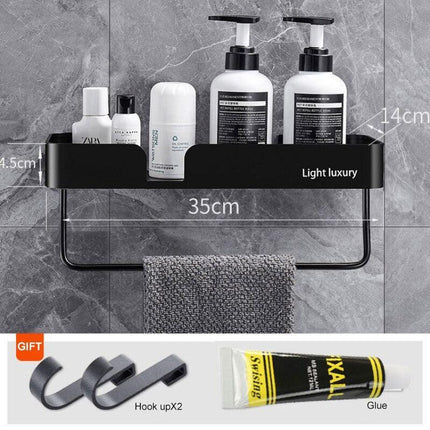 Stylish Rust-Proof Aluminum Bathroom Caddy with Superior Water Drainage