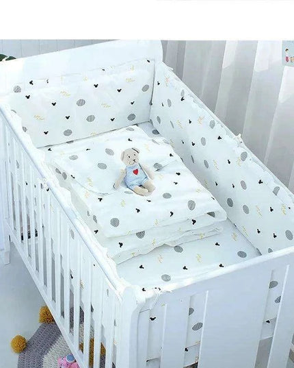 Blue Cosmic Comfort 6-Piece Crib Bedding Set for Celestial Dreams
