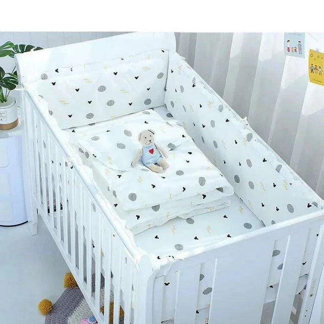 Blue Cosmic Comfort 6-Piece Crib Bedding Set for Celestial Dreams