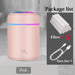Vibrant USB Aroma Diffuser and Humidifier with Dual Mist Options and Soothing Night Light