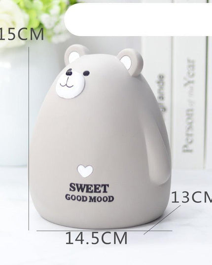 Charming Rabbit Savings Bank - Cute Bunny Coin Collector