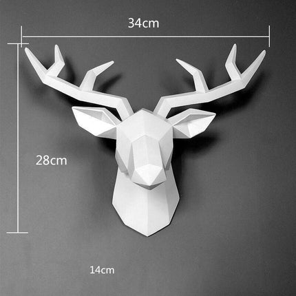 Stylish Wildlife Deer Head Sculpture for Modern Home Decor
