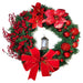 Enchanting Christmas Lantern Wreath for a Festive Glow