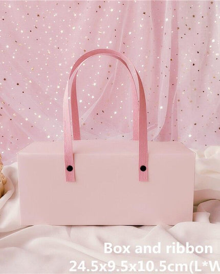 Chic Customizable Cake Box Set of 5 for Special Celebrations