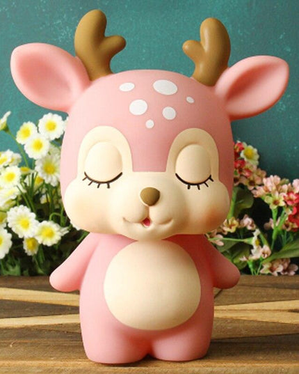 Playful Deer Piggy Bank: A Whimsical Touch for Savings and Decor