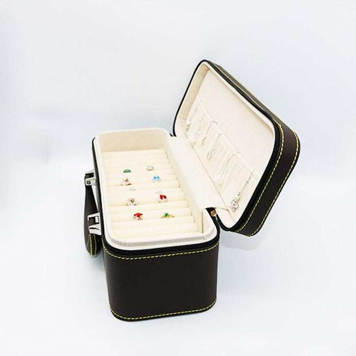 Elevate Your Jewelry Collection with the Multifunctional Jewelry Storage Box and Display Stand.