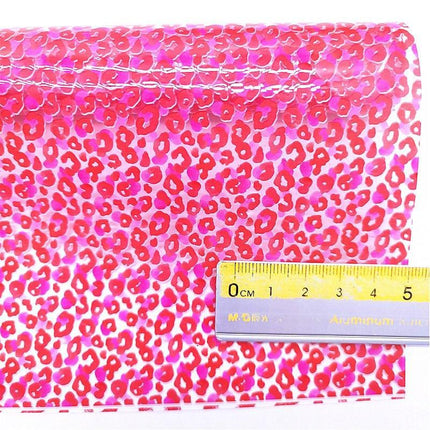 Red Sparkle Hearts & Dots DIY Jelly Leather Crafting Set