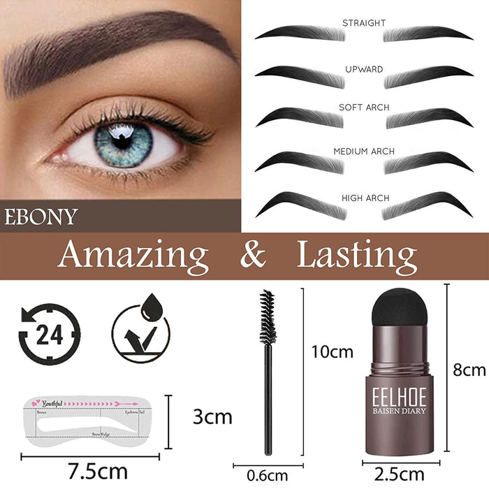 Mushroom-Tipped Brow Shaping Kit for Effortless Eyebrow Perfection