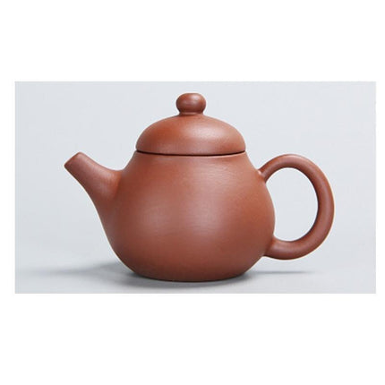 Whimsical Purple Clay Teapot Ensemble with Charming Tea Pet