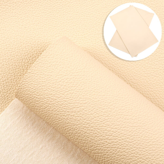 Elegant Lychee Grain Faux Leather Crafting Bundle for Stylish Accessories