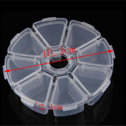 Versatile Organizer Box for Jewelry, Crafts, and Small Tools with Customizable Dividers