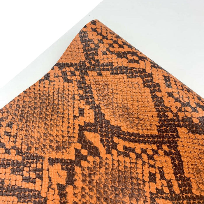 Serpentine Snakeskin Faux Leather Crafting Set - Create Trendy DIY Projects with Ease