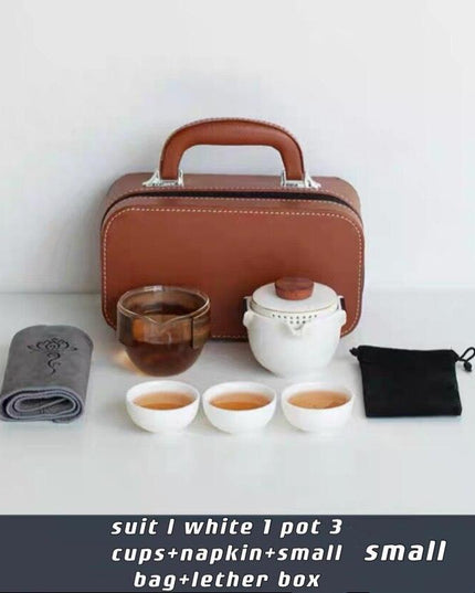 Zen Zhiyu Travel Tea Set - Your Portable Gateway to Tea Bliss